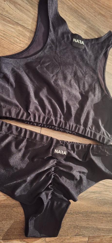 Komplet nara top a push up šortky na pole dance, l