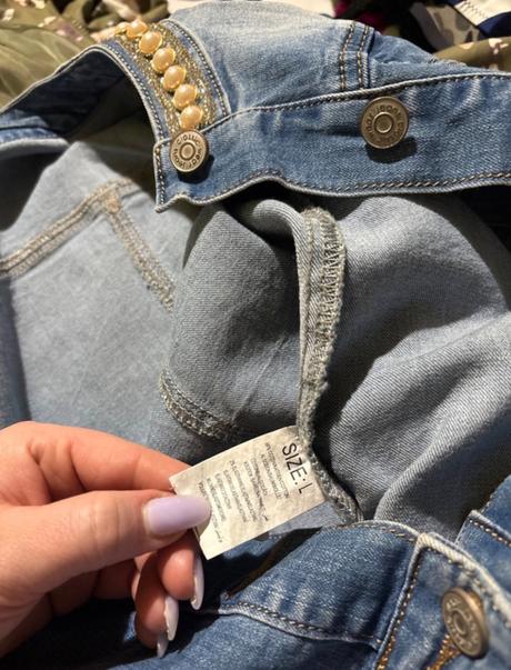 Dámska riflová bunda, l