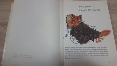 Retro stará kniha rozprávky uja rémusa, 