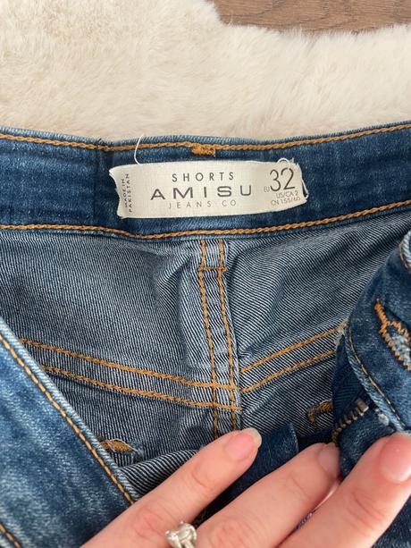 Rifľové šortky, amisu xxs, amisu,xs