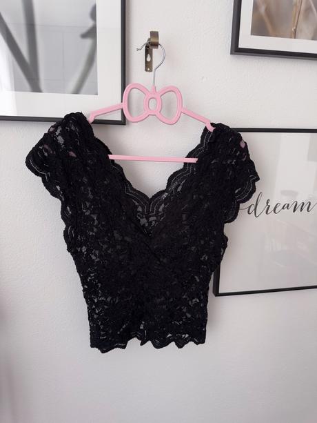 Zara krajkový top, zara,s