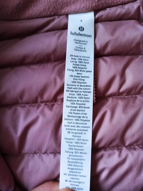 Lululemon bunda, xs