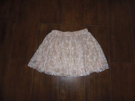 Sukňa - čipka, zara,164