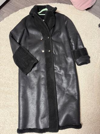 Obojstranný kabat liu jo z ovčej kožušiny, liu jo,xs