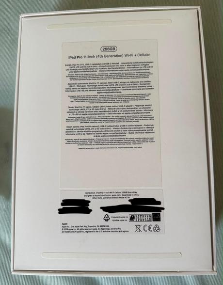 Predám ipad pro 11-inch m2 wi-fi+cellular 256gb, apple