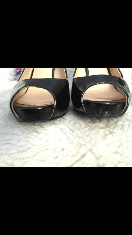 Lakované lodičky s otvorenou špičkou guess, guess,37