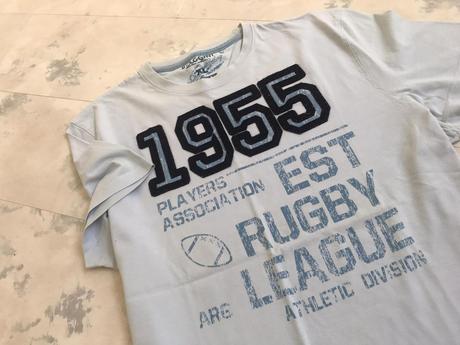 Bavlnené športové tričko rugby, l