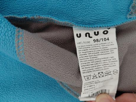 Detská softshell bunda unuo veľ. 98/104, unuo,104