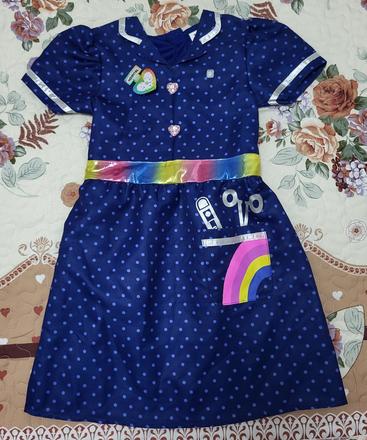 Karnevalové šaty kaderníčka na 5-6 rokov, 