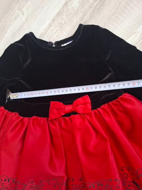 Červené / vianočné šaty, 98