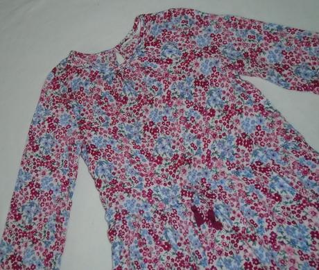 Kvietkované šaty na 8 až 9 rokov, h&m,134