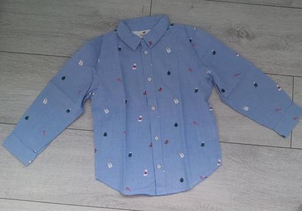 Košeľa s vianočným motívom, h&m,110