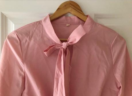 Ružové šaty s mašľou xxs/xs, 34