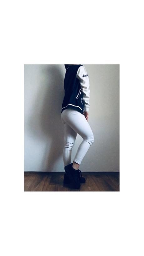 Pohodlná dvojfarebná bunda, h&m,xs