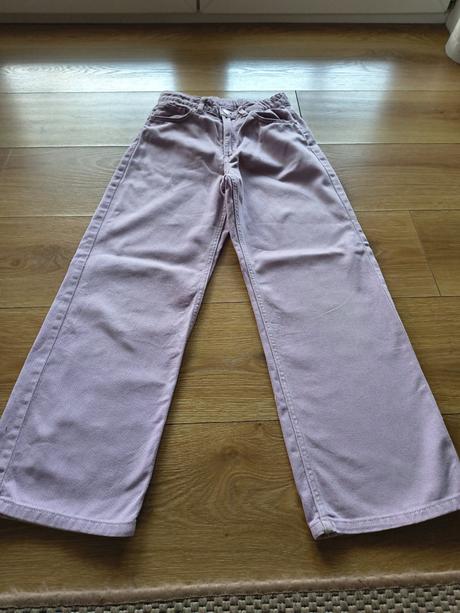 Široké trendy rifle, h&m,140