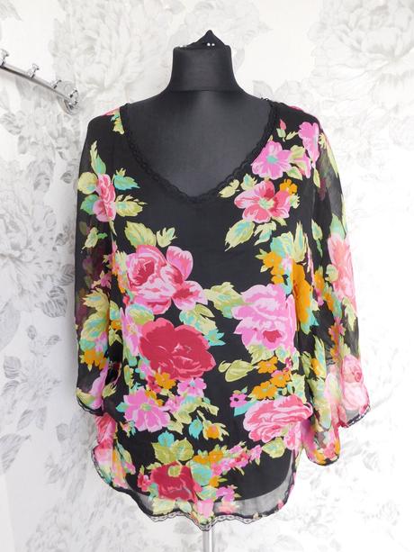 Velmi pekna šifonova bluzka, tally weijl,36