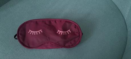 Kozmetická čelenka + maska na spanie,