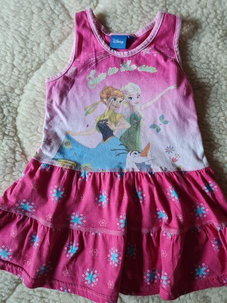 Dievčenské letné šaty, disney,104
