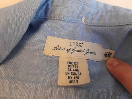 Košeľa s kravatou, h&m,128