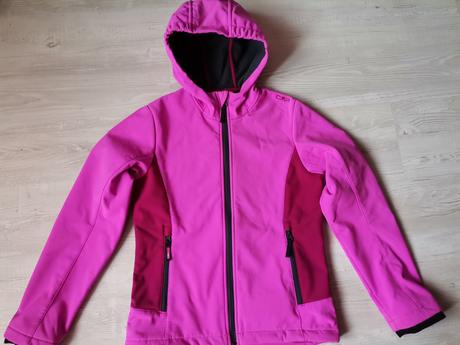 Dievčenská značková softshelova prechodná bunda, 164