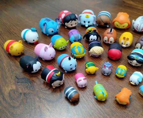 Tsum tsum figúrky 48ks - super stav,