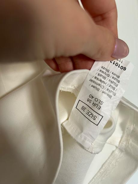 Ivory blúzka s perlami, orsay,38