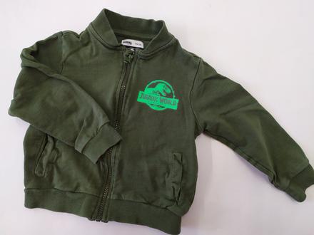 Olivová mikinka s dino, sinsay,98