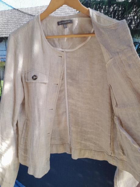 Ľanové sako, laura ashley,34