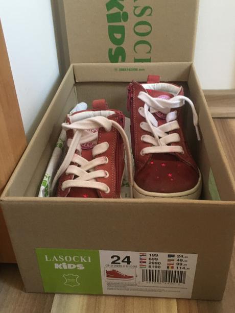 Celokožené prechodne tenisky lasocki v. 24, lasocki,24