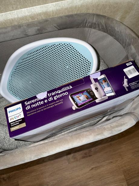 Detská ai kamera s monitorom dychu, philips avent