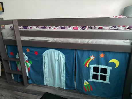 Poschodova postel s bunkrom, šírka (cm): 90,dĺžka (cm): 220