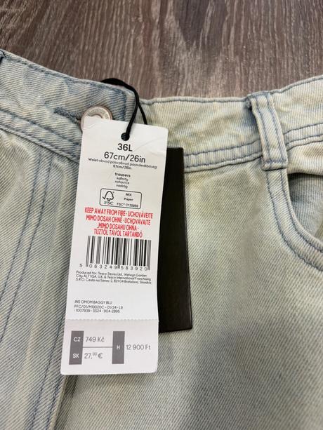 F&f nove dievčenske  kapsacove široke rifle s, f&f,s