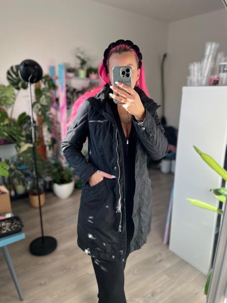 Damska parka h&m, h&m,s