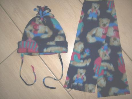 Flisová čiapka a šál, 92