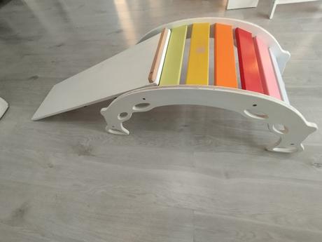 Montessori xxl hojdacka so smykackou/preliezackou, 