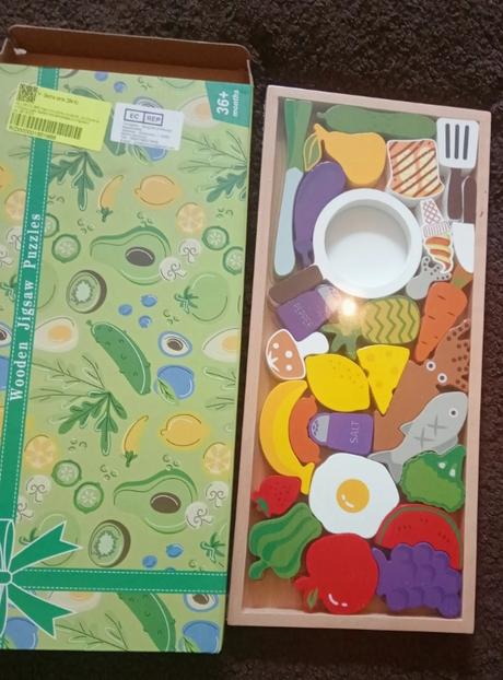 Drevené hračky do kuchynky, 