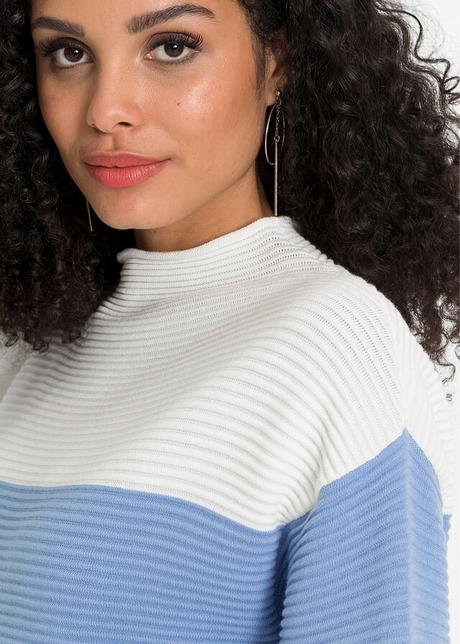 Pásikovaný pulóver, bonprix,m