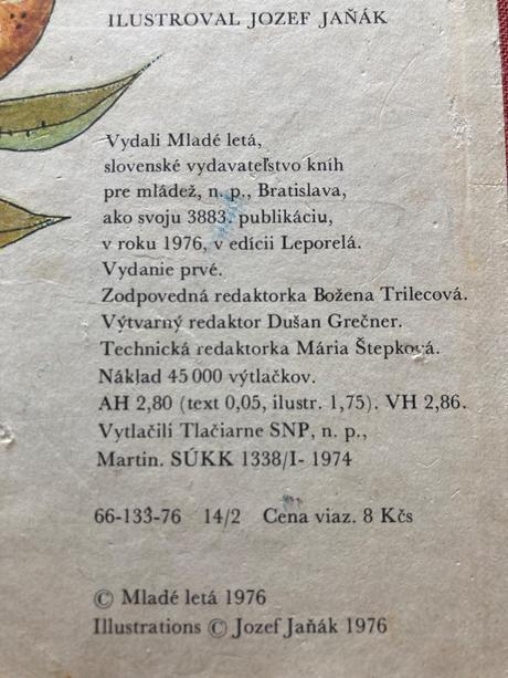 Uhádneš, kto som prvé vydanie (1976), 
