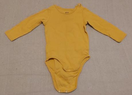 Body žlté h&m 74, h&m,74