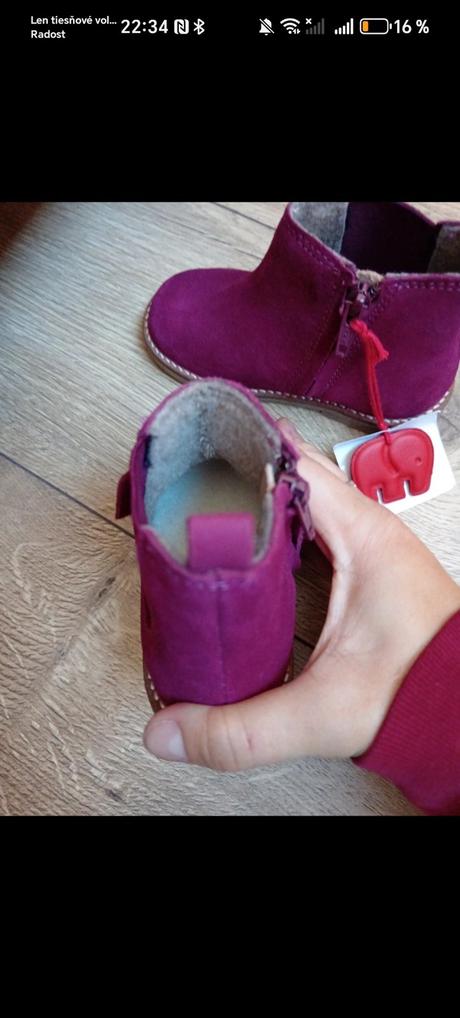 Nové elefanten dievčenské čižmy 22, elefanten,22