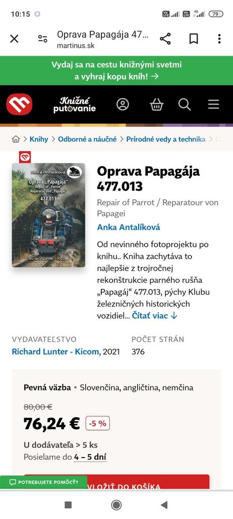 Kniha oprava papagája, 