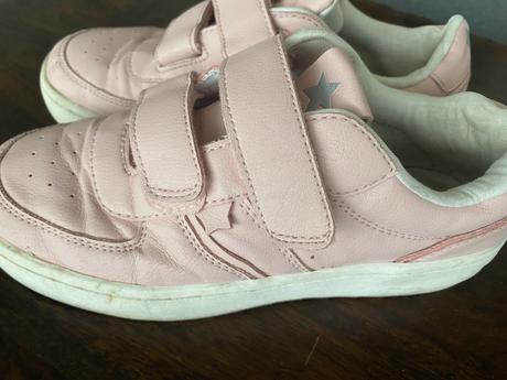 Ruzove kozene tenisky, zara,36