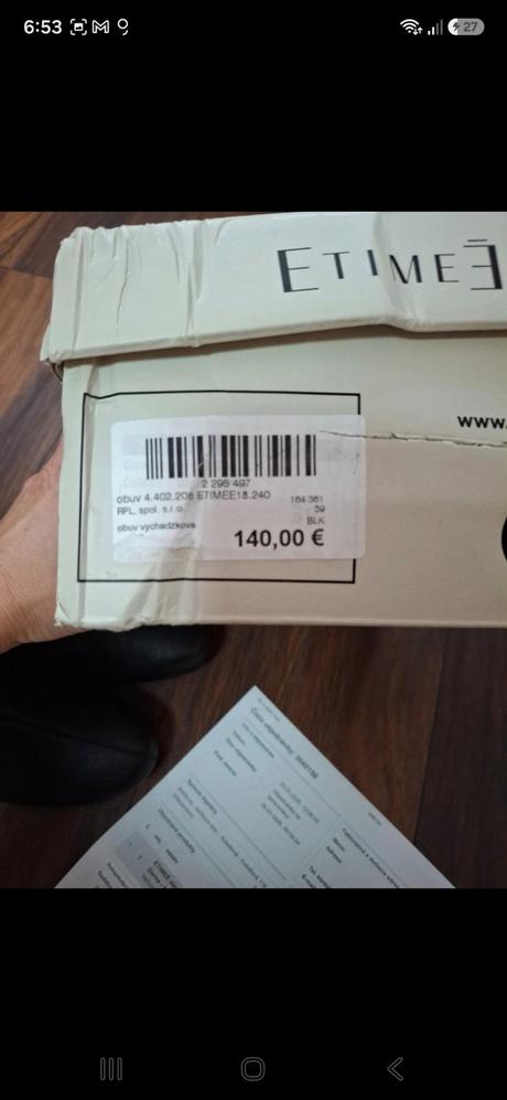 Kožené prechodné topanky etimé, 39