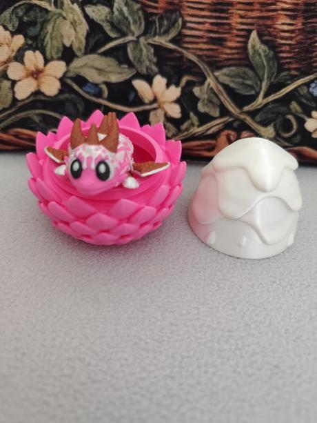 3d tlač dračie vajce,