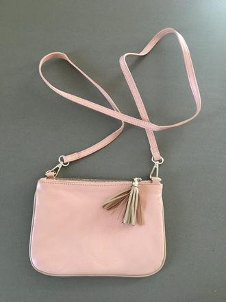 Puzdrová mini crossbody - mango, mango