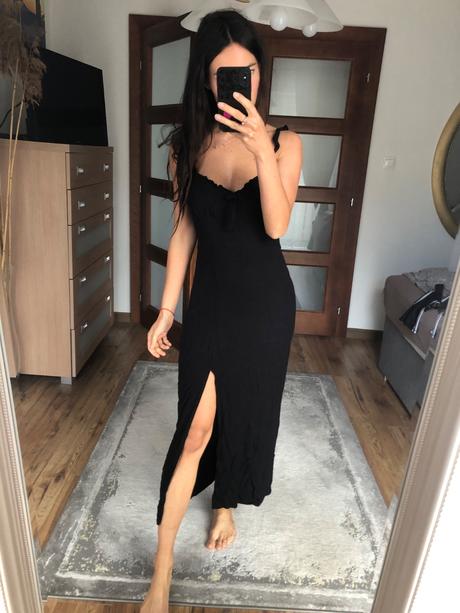 Čierne dlhé šaty, new yorker,m