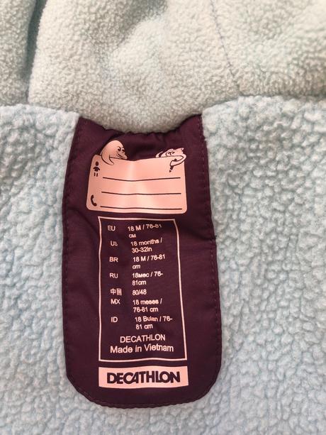 Zimná kombinéza decathlon, decathlon,80