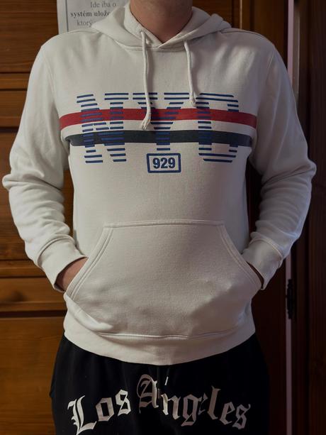 Pánska mikina s kapucňou, h&m,m