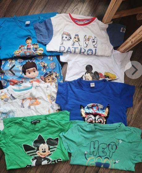 Trička,nátelniky, kraťasy, 122–134