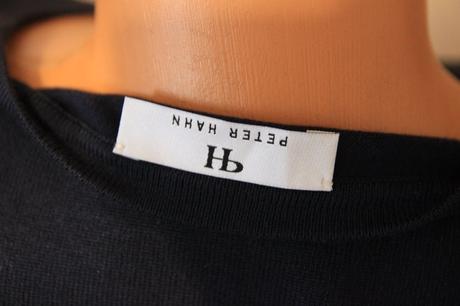 Tmavo modrý top, peret hahn, l